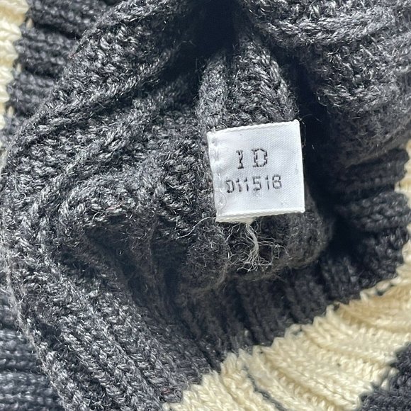 Vintage Deadstock Altitude Polo Rugby  Knit Sweater Women’s M Crest Navy Cream - Picture 4 of 7